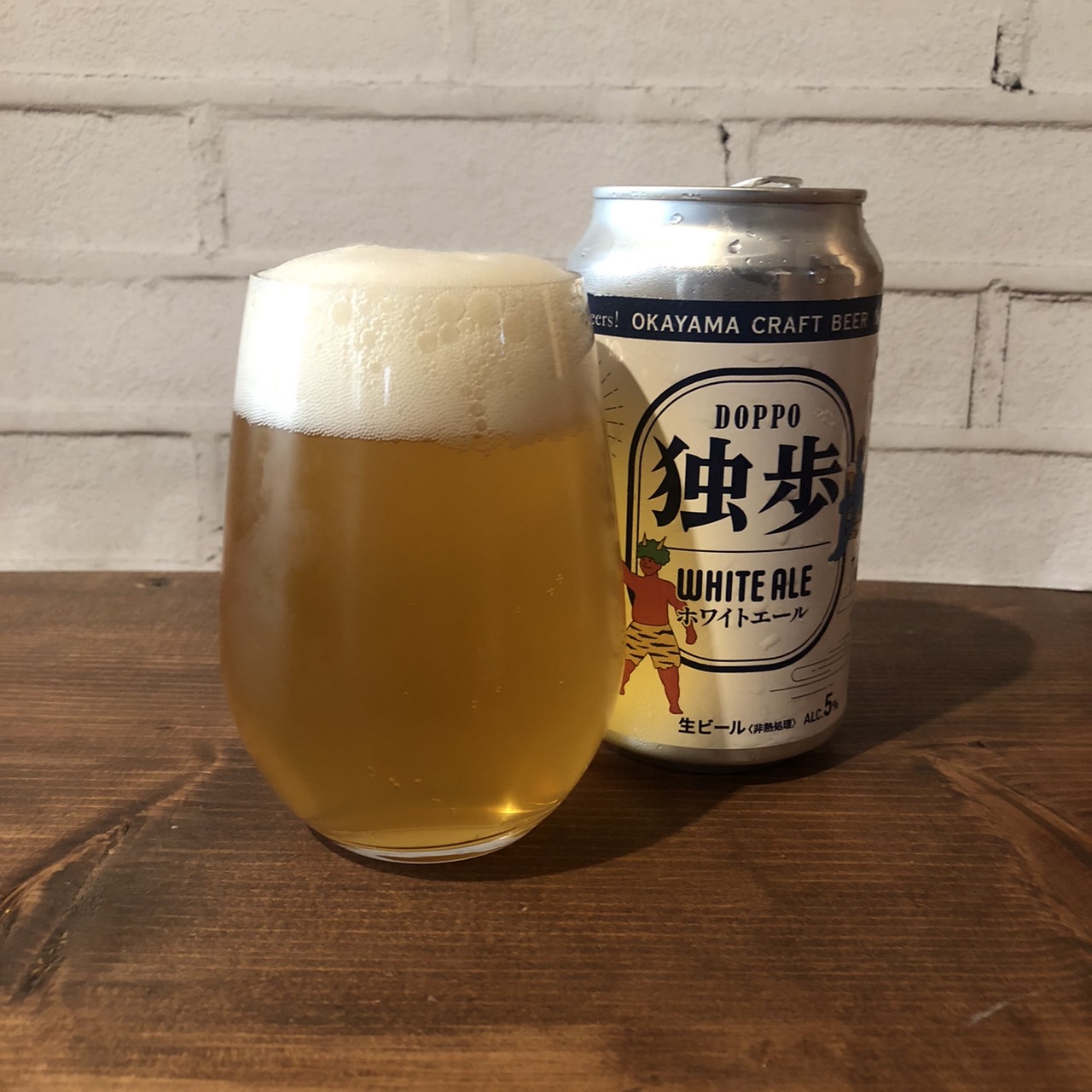 ワンコイン！】『宮下酒造』独歩缶 ホワイトエール 鬼神温羅編